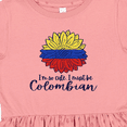 thumbnail image 4 of Inktastic I'm So Cute, I Must Be Colombian Sunflower Girls Toddler Dress, 4 of 5