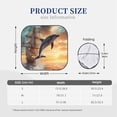 thumbnail image 3 of Zufioo Sailing Dancing Dolphin Print Folding Car Windshield Sun Visor, Anti-ultraviolet Sun Visor, Suitable for Trucks, Vans Car Accessories-Small, 3 of 6