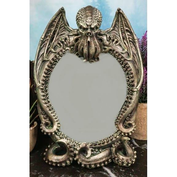 High Priest Great Old Ones The Call of Cthulhu Desktop Table Vanity Mirror 9.5"H