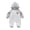 Grey, variant on Baby Boys Jumpsuits Newborn Hoodie Wool And Fleece Jumpsuit Bear Long Sleeve Jumpsuit,0-18M