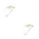 thumbnail image 3 of Soidarity 10 piezas de señuelos de pesca falsos, cebos artificiales vivos, atracción portátil, equipo personalizado, para exteriores, cabeza Type5 NO5 Soidarity CBP504416, 3 of 6