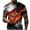 Grey, variant on Meichang Mens Shirts Clearance Trendy 3D Guitar Print T Shirt Short Sleeve Graphic Tee Crewneck Sport Fitness Shirt Gym Workout Muscle Tees Tops Orange S