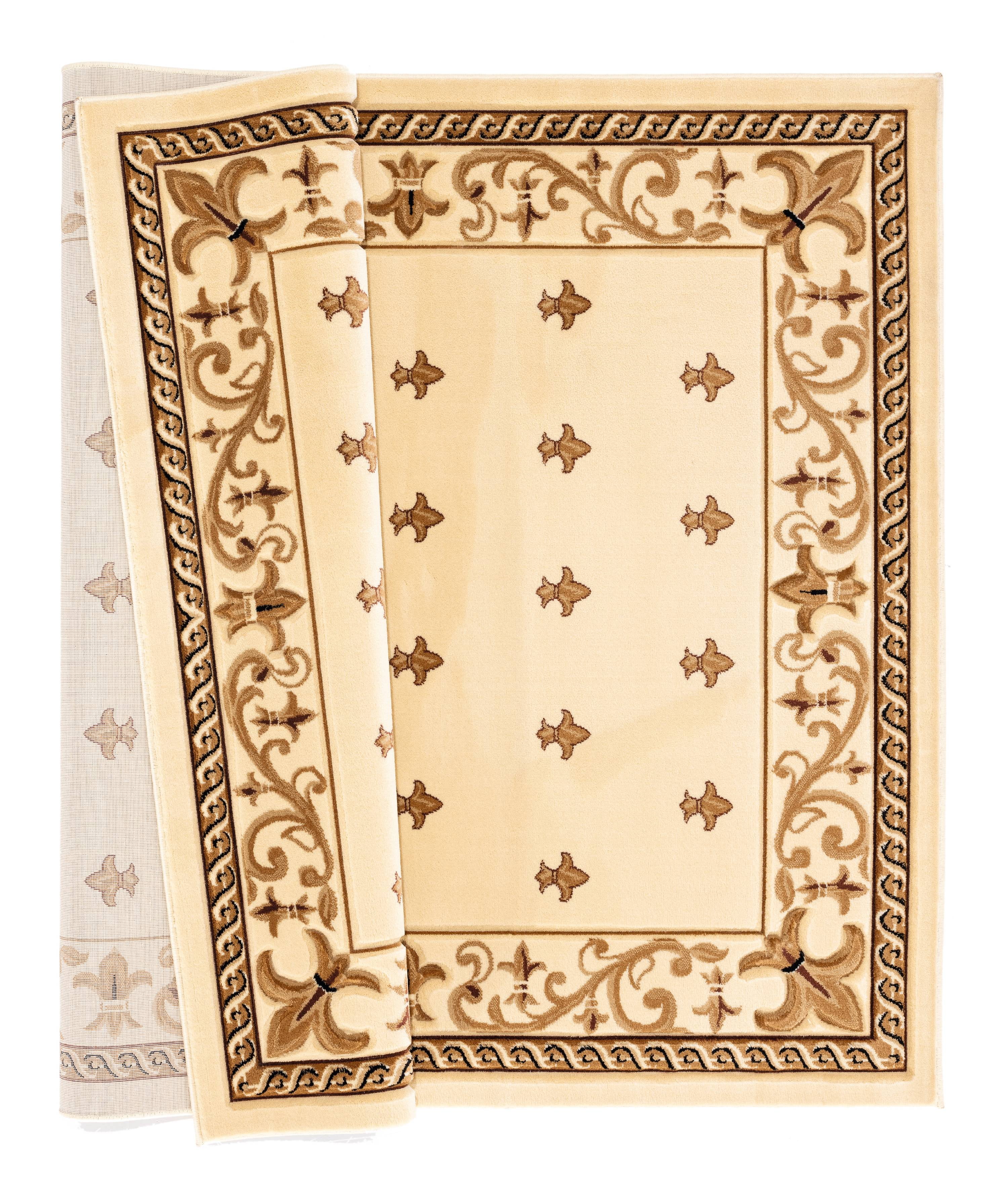 United Weavers Drachma Vesta Transitional Border Area Rug, Beige, 7'10" x 10'6"