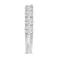 thumbnail image 6 of TimeLe$$ Classics Lab Grown Nine Stone Diamond Anniversary Bands and Wedding Rings For Women in 14K White Gold - 1 CTW (Ring Size: 5.5), 6 of 7