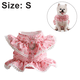 thumbnail image 2 of Ropa de flores para mascotas, conjunto de correa y arnés para cachorros, disfraz de princesa de encaje para caminar al aire libre, primavera y verano, 2 of 5