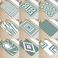 thumbnail image 2 of Geometric Doormat Kitchen Mat Set Dirty-proof Carpet Hallway Doormat Bedside Floor Mat Non-slip Water Absorption Bathroom Rugs, 2 of 6
