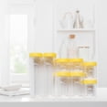 thumbnail image 4 of 1:6 Escala 1:12 Yotijar Tarro Sellado Botella de Almacenamiento Miniatura Amarillo Crema, 4 of 9