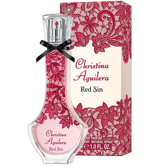 Christina Aguilera Red Sin Eau de Parfum Perfume for Women, 1 Oz Mini & Travel Size