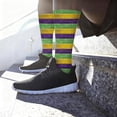 thumbnail image 2 of LSQii Fun Socks for Women Cozy Breathable Printed Cotton Knitted Fashion Novelty Crazy Mid Calf Sports Socks Gifts Carnival Beige, 2 of 7