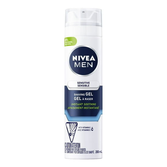 NIVEA MEN Gel à raser peau sensible 200 ml