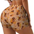 thumbnail image 2 of Naloa Hippie Ditsy Floral Biker Shorts for Women Seamless Scrunch Short Women’s Yoga Shorts for Gym Running Sport Shorts - X-Large, 2 of 9
