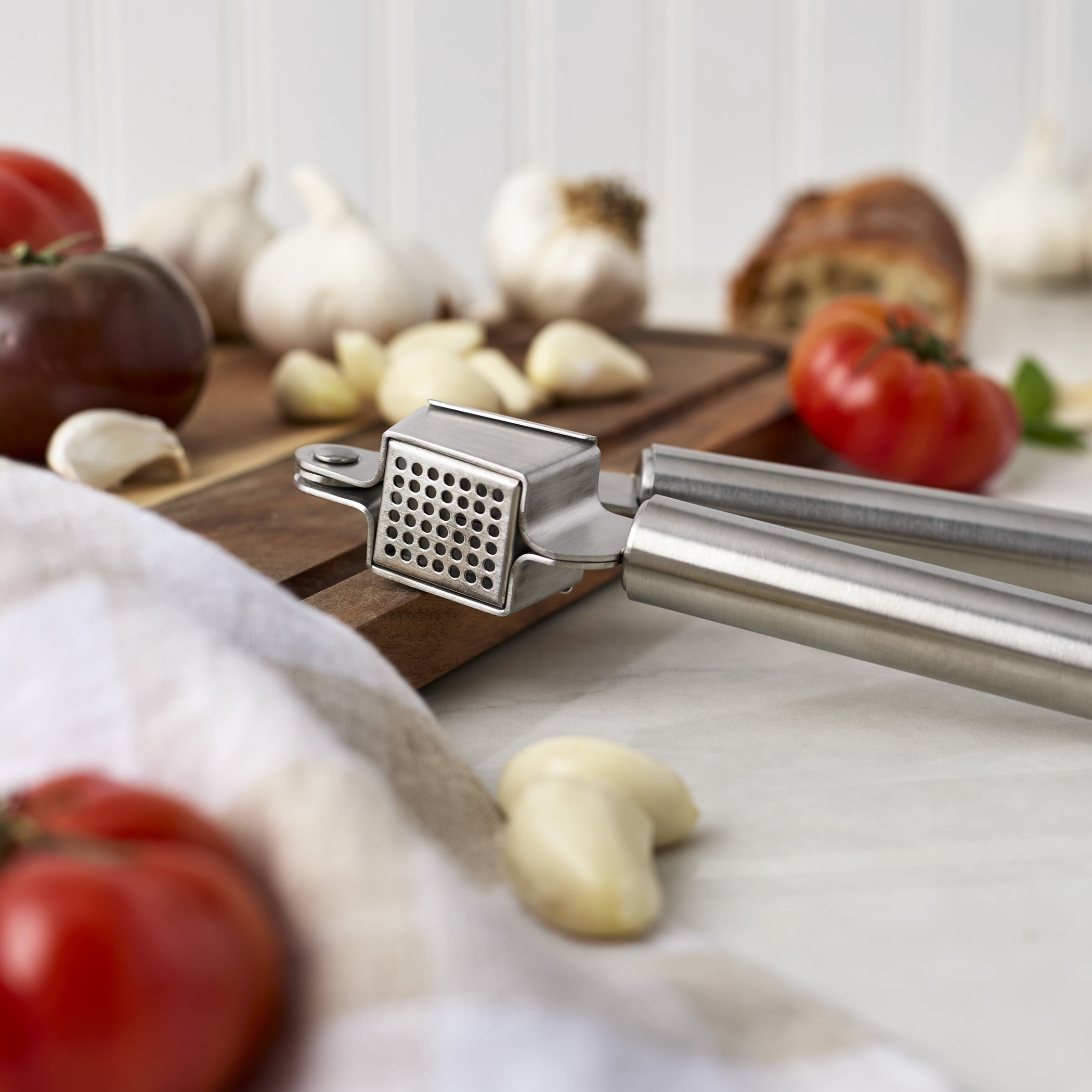 J.A. Henckels International Stainless Steel Garlic Press