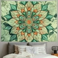 thumbnail image 2 of Shiartex Boho Green Mandala Tapestry, Bohemian Sage Green Mandala Art Tapestries Wall Hanging for Teen Girls Bedroom Aesthetic College Dorm Living Room Office Hippie Mandala Decor  40x30inch, 2 of 6