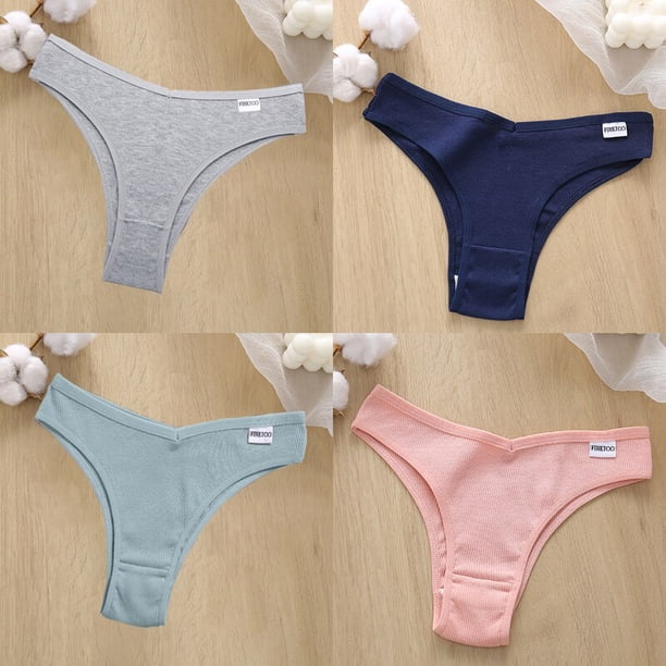 unids/set bragas de algodón bragas de mujer FINETOO Sexy calzoncillos femeninos ropa interior de cintura baja mujeres Pantys Lencería M-XL Deng Xun unisex