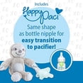 thumbnail image 2 of Dr. Brown's Lovey Pacifier and Teether Holder, 0-6m, Sloth With Blue Pacifier, 2 of 3