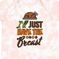 thumbnail image 4 of Inktastic I'll Just Have the Breast with Turkey Illusration Boys or Girls Baby Bodysuit, 4 of 5