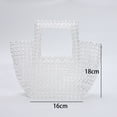 thumbnail image 7 of YIFEI Women Macaron Colored Acrylic Beaded Tote Handmade Bags for Wedding Evening Party, 7 of 7