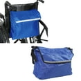 thumbnail image 3 of Sac de Rangement pour Fauteuil Roulant, Sac pour Fauteuil Roulant à Accrocher au Dos avec Multiples Poches, Sangle Réglable, Sac à Dos pour Fauteuil Roulant avec Bande Réfléchissante pour Marcheur, 3 of 7