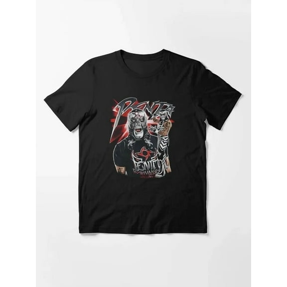 WWE Penta Black T-Shirt , Graphic Wrestling Pose For Men All Size