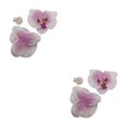 thumbnail image 1 of Decodeary 50piece Apparence Réaliste Têtes d'Orchidée Artificielles avec et Durable Violet Blanc 2Set, 1 of 6
