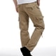 thumbnail image 5 of Pantalones largos casuales para hombre, pantalones de pierna ancha, bolsillos cargo, pantalones deportivos casuales con cordones, pantalones largos para hombre, 5 of 5
