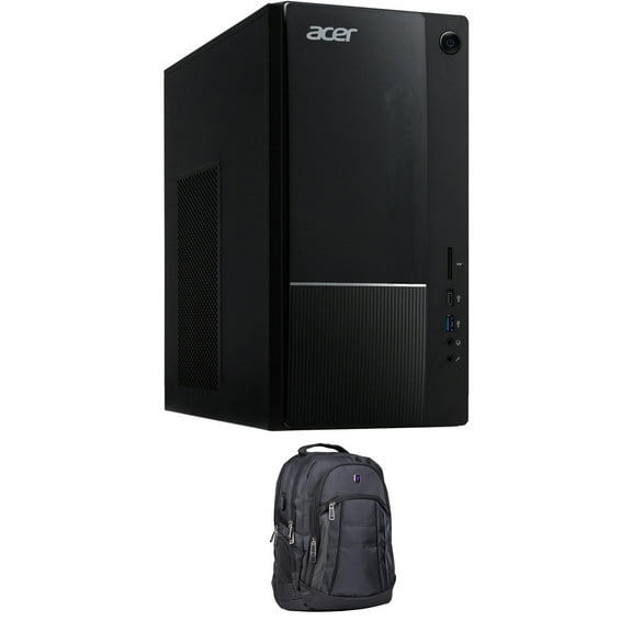 Acer Aspire Home/Business Desktop (Intel i5-14400 10-Core, Intel UHD 730, 16GB DDR5 4800MHz RAM, 2TB PCIe SSD, Wifi, Bluetooth, Win 11 Pro) with Premium Backpack