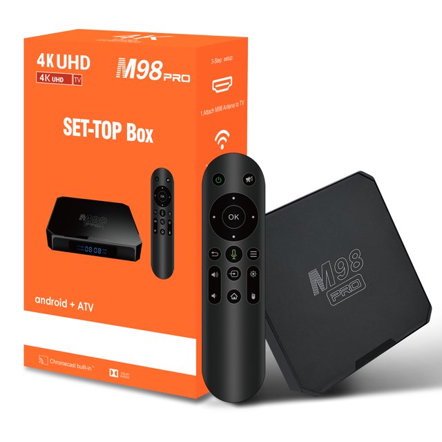 TVBOX 4K Android 10 2023 Powerful Storage Capacity Wireless Connection Voice Remote Control TVBOX - Enhance Your Home Entertainment Experience