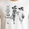 thumbnail image 3 of Spooky Girl Squad Skeleton Ghost Pumpkin Witchy Fall Halloween – T-Shirt, Hoodie & Sweatshirt – Halloween Theme – Fun Group, 3 of 6