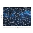 thumbnail image 5 of Math Equations Algebra Formulas Blue Flannel Non Slip Door Rugs,Washable Door Mats Indoor,Decorative Door Mats,Dirt-Resistant and Absorbent Doormat for Entrance,Bedroom,Kitchen,Bathroom,23.5"x16", 5 of 5