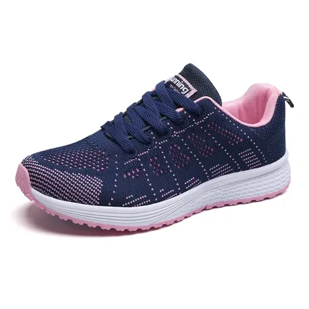 

Women‘s Breathable Lace-up Casual Sneakers Comfortable Walking Shoes Sports Shoes Running Shoes