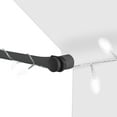 thumbnail image 4 of vidaXL Manual Retractable Awning with LED 137.8" Cream, 4 of 6