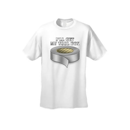 - Men's/Unisex Funny I'll Get My Toolbox Duct Tape kit Short Sleeve T-Shirt