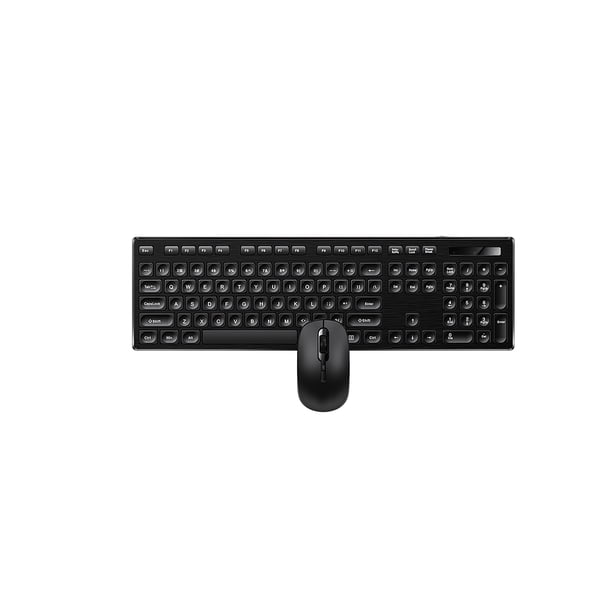 Juego De Teclado Y Mouse De Oficina De Negocios De Transmisión Inalámbrica Teclado De 104 Teclas Con Mouse Teclado Mecánico Impermeable De Ahorro De Energía Oficina En Casa V3Max Scienceny EL013532-02