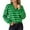 Green, variant on Arlun Polo Neck Fashion Striped Knit Sweatshirts for Womens Casual Long Sleeve V Neck Loose Fit Sweater Soft Comfortable Warm Slim Fall Knitted Pullover Tops Red XL