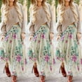 thumbnail image 3 of Robe Longue Maxi BOHO Hippie pour Femmes d'Été à Fleurs, 3 of 3