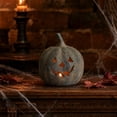 thumbnail image 5 of Halloween Decorations Pumpkin Candle Holder Lantern Vintage Autumn Farmhouse Table Decoration for Fall Home Indoor Outdoor Front Porch Mantel, 5 of 8
