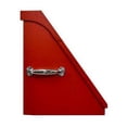 thumbnail image 2 of Montezuma XL450-R23 36 x 17 Inch Steel Triangle Tool Box, Red, 2 of 5
