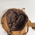 thumbnail image 4 of Minnieouse Mochila de lona Mochila de gran capacidad Mochila de color sólido Mochila informal de compras Mochila ajustable para estudiantes Bolso Mochilas Caqui, 4 of 6