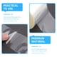 thumbnail image 5 of 500 etiquetas protectoras de PVC transparentes para proteger códigos de barras y números., 5 of 7