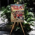 thumbnail image 4 of Be My Valentine's German Shepherd Truck Full of Love Flower Balloon Vertical Matte Canvas Poster Alsatian Dog Lover Gifts Wall Art Home Decor - 02029, 4 of 5