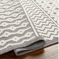 thumbnail image 3 of Mark&Day Washable Rugs, 5x7 Carrsville Cottage Gray Area Rug, Grey Ivory Carpet for Living Room, Bedroom or Kitchen (5' x 7'2", Machine Washable), 3 of 5