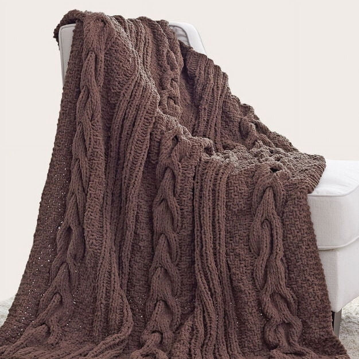 (2 pack) Bernat® Blanket™ #6 Super Bulky Polyester Yarn, Taupe 10.5oz/300g, 220 Yards (4 Pack)