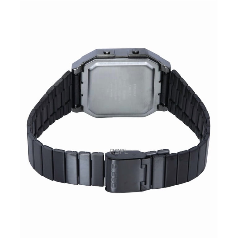 Casio Vintage Digital Stainless Steel Quartz A130WEGG-1A Unisex