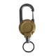 thumbnail image 4 of Llavero retráctil con porta credencial, retractor de llavero pesado Caqui, 4 of 9