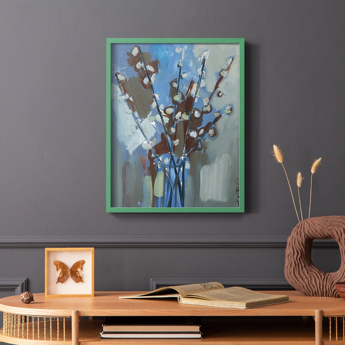 Winter Willow I Framed Print - Solid Wood in Single Picture Frame Solid Wood 2 Framed Print
