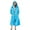 Blue, variant on Rain Coat Womens with Hood Lightweight Windbreaker Zip Drawstring Raincoat with Pockets Blue Panchos Rain L