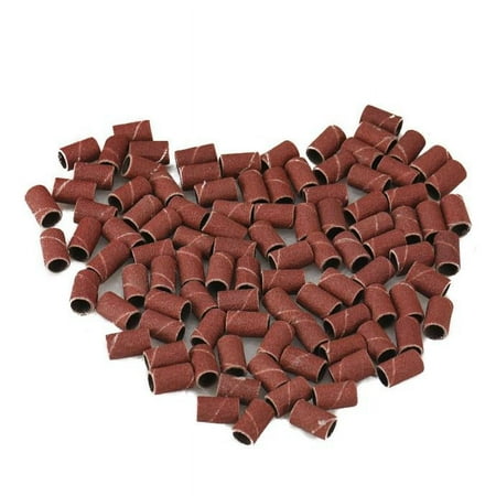 

100Pcs Sanding Bands Drums Sleeves 80 120 180 Grits Mandrels For Dremel Tool