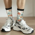 thumbnail image 6 of KLL Garden Of Little Bunnies Print Cool Socks Men's Women's Crew Socks Funny Crazy Novelty Stockings, 6 of 6