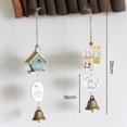 thumbnail image 3 of Yesbay Wind Chimes Attractive Pleasant Voice Decorative Bird House Cage Wind-bell Home Pendant Ornament for Balcony, 3 of 8