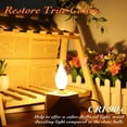 thumbnail image 6 of C32 Flame Tip LED Light Bulb, E12 Base, 4W, 2700K Warm White, Dimmable, White Glass, 6 Pack, 6 of 8